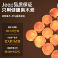 JEEP户外一次性烧烤炉露营无烟工具烧烤架用品便携手提折叠烤串炉炉子 大号一次性烧烤炉【送果木炭】
