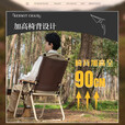 疆屿疆屿户外折叠椅子便携式野餐克米特椅超轻钓鱼露营装备椅沙滩桌椅 特大加高克米特椅【咖啡】