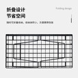CAMPINGMOON柯曼折叠桌网桌科曼户外露营桌野餐桌多层置物架可拼接T-230 【黑色桌（2桌+1板+1包）】