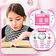 捷语儿童翻盖手机卡通可爱凯蒂猫 Hellokitty猫迷你学生手机袖珍超小小型小屏手机备用机戒网棒棒机 白色全网通