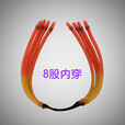 简约妮卡（jianyuenika）弹弓皮筋4、6、8股3级三四级加速内穿耐用拖挂防冻进口橡胶圆3060 八股3060内穿2付装