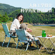 原始人（The Primitive） 户外折叠椅子便携式野餐克米特椅超轻钓鱼露营用品装备椅沙滩椅 中号海蓝色【时尚新配色】