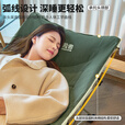 探险者户外床折叠床单人床办公室躺椅午休折叠床便携陪护床家用床沙发床 【10脚支撑】折叠午休床 绿色