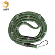 金格羽防丢防抢弹力安全扣绳Q绳 伸缩通用挂绑 军绿色长95cm 京仓