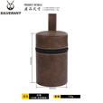 SILVERANT银蚁纯钛泡茶器套装户外旅行茶具冰花钛茶壶功夫茶露营便捷收纳办公家用简约皮套包装定制 钛晶皮套圆口泡茶器（一壶四杯）