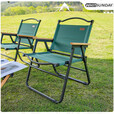 疆屿疆屿户外折叠椅子便携式野餐克米特椅超轻钓鱼露营装备椅沙滩桌椅 绿色中号-透气双层牛津布加厚升级1mm椅架壁厚