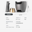 Alocs/爱路客酒精炉家用煮茶户外防风围雪炉取暖小火炉木炭炉便携气炉 酒精炉版(配酒精炉芯和防烫夹)