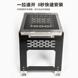 黑固 BLACK SOLID多功能不锈钢桌柴火炉用承重好可拓展IGT玩法支撑桌 白金 多功能柴火炉支撑桌