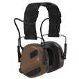 EARMOR耳魔M31 Plus拾音降噪战术耳机射击训练头戴式听力防护罩军迷装备 M31 PLUS狼棕色