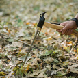 Naturehike挪客实木手柄露营铜锤子 户外野营帐篷轻便地钉锤拔钉器多功能 原木色配黑
