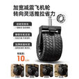 JEEP吉普露营推车可折叠户外手推野餐车营地拖车拉杆小拉车野营车 10寸加宽坦克轮【可折叠】
