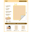原始人野餐垫防潮垫加厚户外地垫便携式户外露营野炊防水春游坐垫 【加厚防水】黄格子2*1.5m