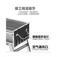 不锈钢烧烤架加厚户外304家用木炭烧烤炉折叠烧烤箱野外烧烤全套 62X23x47烧烤架（碳钢）+套b