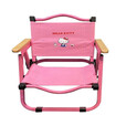 MDNG露营椅儿童户外可折叠椅子便携式野餐mini克米特椅卡通宝宝小凳 粉色KT儿童椅(适合1-5岁)