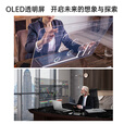 30/55/77英寸OLED透明屏oled数字人AI透明oled显示屏透明玻璃透明电视 OLED定制 OLED透明屏定制（详情咨询客服）