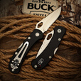 BUCK巴克 美国原装进口折叠刀 野营户外生存装备便携生存刀 722BKS1-B