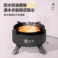 北乐卡式炉户外炉具分体式防风红外线燃气炉灶野外野炊露营瓦斯卡磁炉 【白色】红外线聚能猛火炉