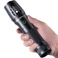 JZDZ日本进口品质手电筒强光充电式小型便携超亮户外耐用家用远射超长 顶配-99800w白激光 大容量26650