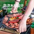 拓村户外露营烤盘韩式卡式炉便携烧烤煎锅铁板麦饭石家用烤肉盘电磁炉 36cm明火烤盘