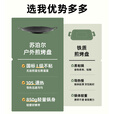 苏泊尔煎烤盘户外不粘烤肉盘铁板圆形煎肉锅子家用卡式炉露营烧烤盘-34 烧烤盘+卡式炉
