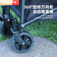 柏潮夏季遛娃神奇快递小拉车户外可折叠收纳方便迷你露营车迷你版拉车 材质超强称重100kg 轮子一个