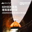 山趣（ShineTrip）户外05系拍拍灯帐篷露营氛围灯长续航无极调节柔和光源磁吸灯 风隐绿