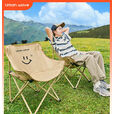 城市波浪（URBANWAVE UW）户外折叠椅子便携露营月亮椅野餐桌椅装备钓鱼凳沙滩躺椅 晴欢儿童款鎏金三层夹棉穿杆保护