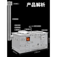 潮思汇加厚不锈钢农村无烟户外木柴加厚家用双灶移动水池灶台 (左排烟)双灶64+56