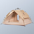 骆驼【果冻彩胶】帐篷户外野营便携过夜3秒速开双层自动帐篷装备 流沙金/奶酪色，A1S3NA111A5