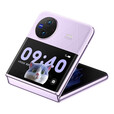 vivo X Flip  轻巧优雅设计 魔镜大外屏 悬停蔡司影像 骁龙8+ 芯片 5G 折叠屏手机 xflip 菱紫 12GB+256GB 官方标配+原封未激活+全国联保