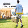 原始人 保温箱冷藏箱商用摆摊保冷车载冰桶户外露营钓鱼便携式 26L松叶绿【赠冰袋*10】