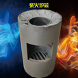 米力藤不锈钢回风炉回峰炉煤炉火炉气化炉铁炉子蜂窝煤炉取暖炉煤炭炉 0.8米8mm面板（烧煤炉）汽化炉芯