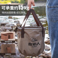原始人（The Primitive） 户外折叠水桶便携水箱大容量储水桶旅行蓄水储水罐车载装水桶 森林绿/10L（双面防水）