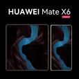 华为（HUAWEI）Mate X6 支持鸿蒙6分布式玄武架构 鸿蒙大屏AI 红枫原色影像折叠旗舰手机 折叠屏手机新品上市YX55 曜石黑 12GB+256GB 官方标配
