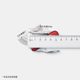 维氏（VICTORINOX）瑞士司号员58mm迷你EDC折叠便携户外工具多功能防身 红色 0.6163