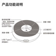 得力（deli）视频会议全向麦克风USB/无线连接网络会议扬声器360度直径拾音器电脑会议收音器扩音器蓝牙音箱 【颜值款】适合10-20㎡会议室 MN101