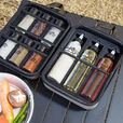 TEAEGG户外调料套装收纳包盒袋箱野炊露营防漏分装调味瓶罐便携 - 拍一发9【3大瓶6小瓶+收纳包】