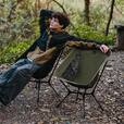 Naturehike挪客山见轻量折叠椅月亮椅超轻便携户外露营野餐野营钓鱼导演写生 幻影灰