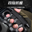 戈顿 指虎 户外防身应急防狼大号加厚拳刺破窗器拳扣指扣四指自卫装备
