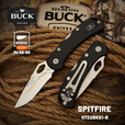 BUCK巴克 美国原装进口折叠刀 野营户外生存装备便携生存刀 722BKS1-B