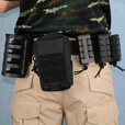 VEIGARIPSC战术腰带套装竞技通用92G带灯枪套G17:G19:P1:P3左手快拔套N1 G17P1左手快拔:可带灯