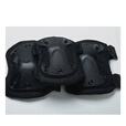 沃营 护膝护肘 户外骑行硬壳护具四件套 黑色