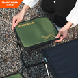 沃特曼 户外折叠椅便携式休闲多功能小马扎超轻露营简约钓鱼写生手包凳 笔袋马扎【28x24x25cm】78208