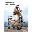 北山狼 户外露营车折叠推车大容量可坐人躺逛遛娃营地车超大号手推车 全套露营出行套餐一