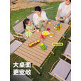 野徒者露营桌蛋卷桌户外折叠桌子椅便携式野餐桌椅露营装备野炊野营套装 月亮椅-耀夜黑+收纳袋 加固承重