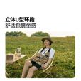 牧高笛（MOBIGARDEN）折叠月亮椅 户外露营便携懒人椅躺椅露营椅子 NX25665013 月影白
