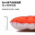 牧高笛狮子3.9充气床垫户外露营便携气垫轻量化徒步单人睡垫高R值 【超轻保暖 高R值3.9】溢彩橙