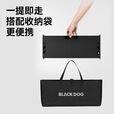 black dog黑狗户外折叠桌子野营桌椅装备IGT桌铝合金便携式露营桌 夜幕黑(主桌)