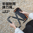 沃特曼 户外折叠椅便携式休闲多功能小马扎超轻露营简约钓鱼写生手包凳 笔袋马扎【28x24x25cm】78208