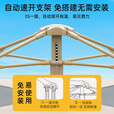 JEEP帐篷户外露营帐篷全自动速开便捷天幕二合一防晒家庭野营装备 【二合一黑胶款】套餐一